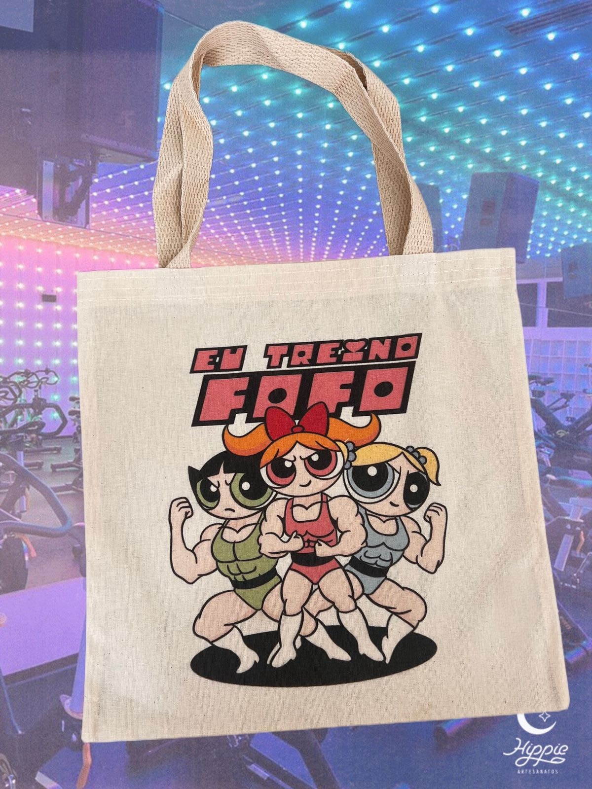Ecobag Eu Treino Fofo — imagem 1
