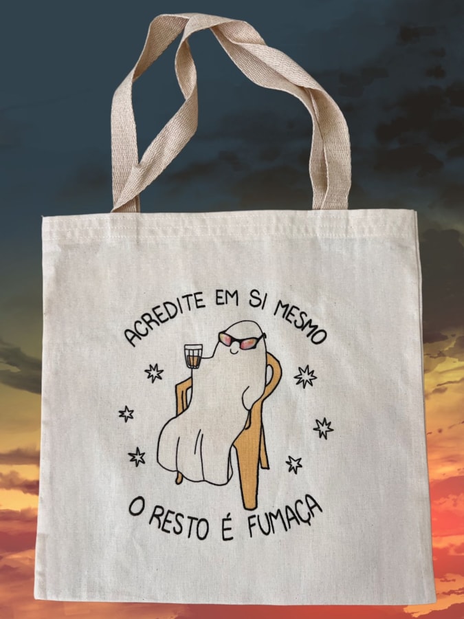 Ecobag Fantasma acredite em si mesmo — imagem 1