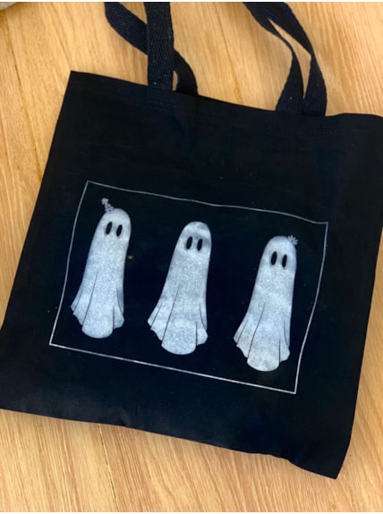 Ecobag Fantasminhas Preta