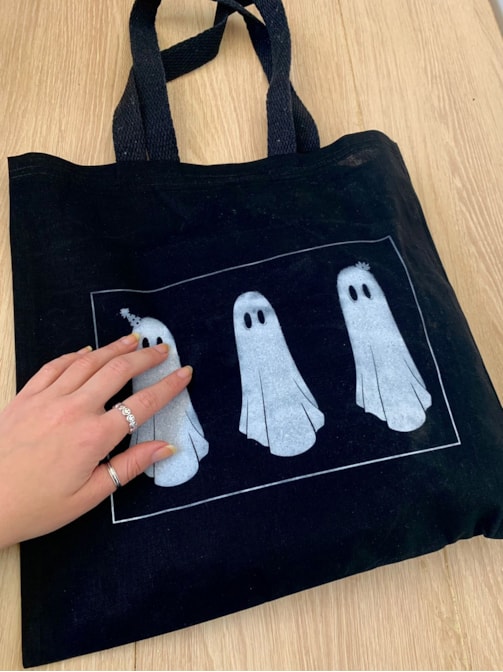 Ecobag Fantasminhas  Preta