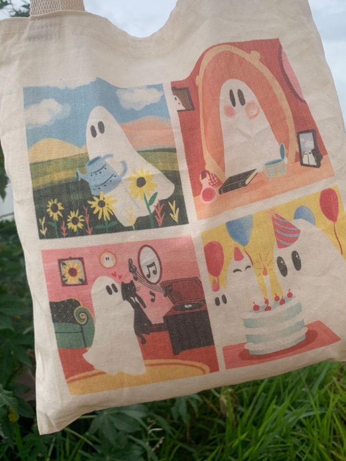Ecobag Fantasminhas Self Care — imagem 2