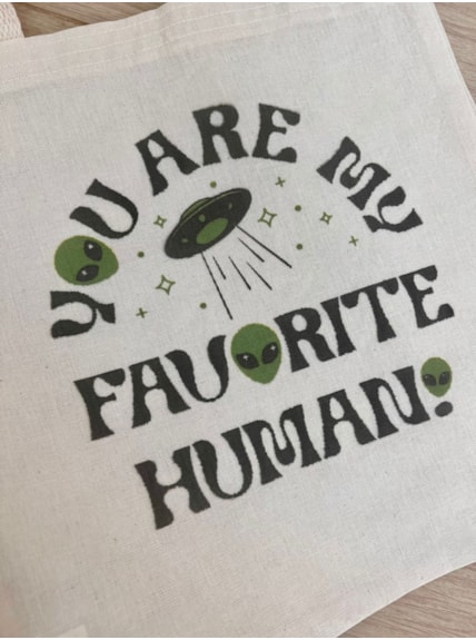 Ecobag Favorite Human Alien