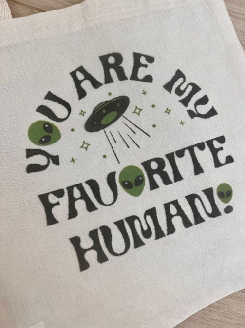 Ecobag Favorite Human Alien