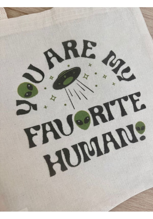 Ecobag Favorite Human Alien