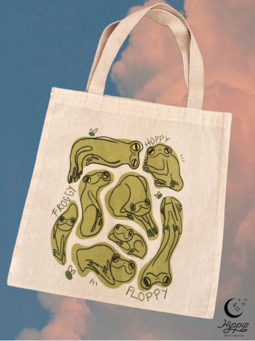 Ecobag Floppy Hoppy Froggy