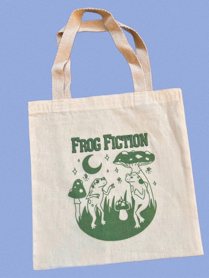Ecobag Frog Fiction — imagem 1