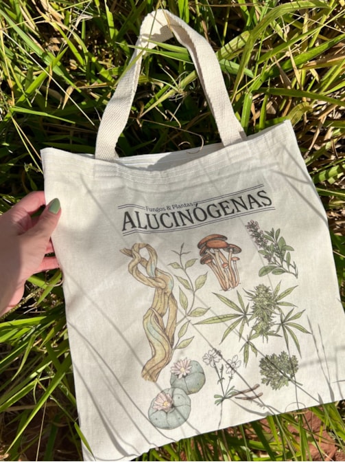 Ecobag Fungos e Plantas Alucinógenas