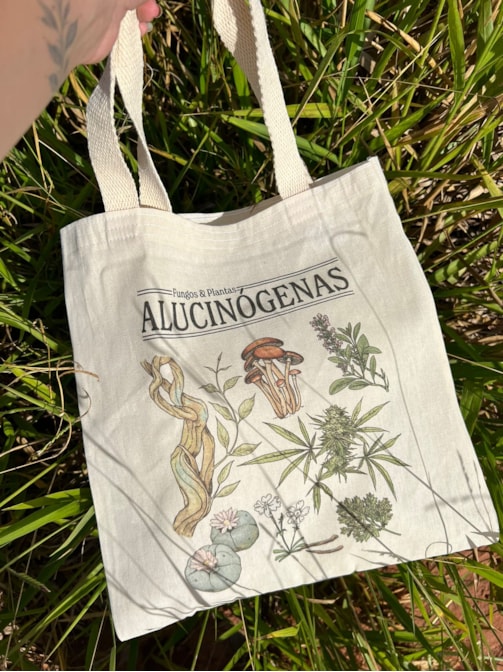 Ecobag Fungos e Plantas Alucinógenas