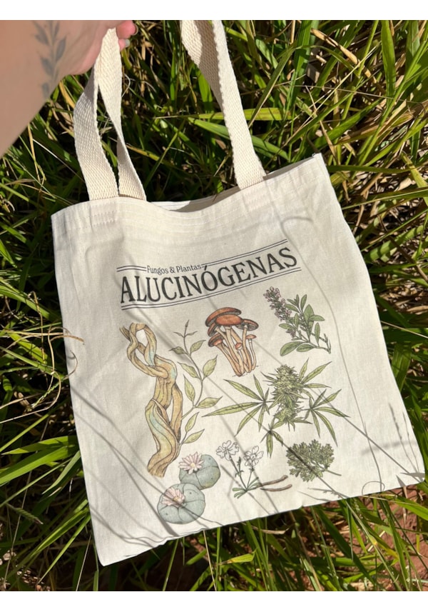 Ecobag Fungos e Plantas Alucinógenas