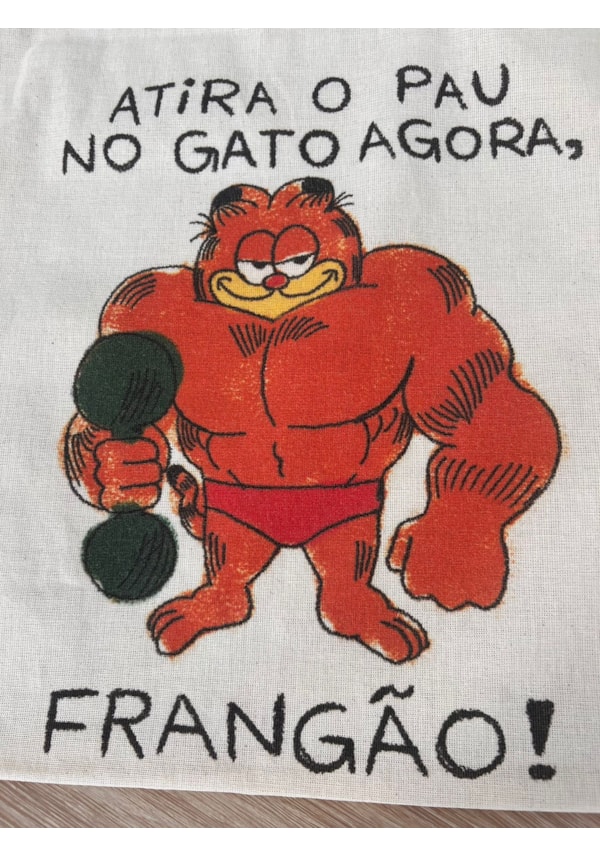 Ecobag Garfield Que Não É Frangão