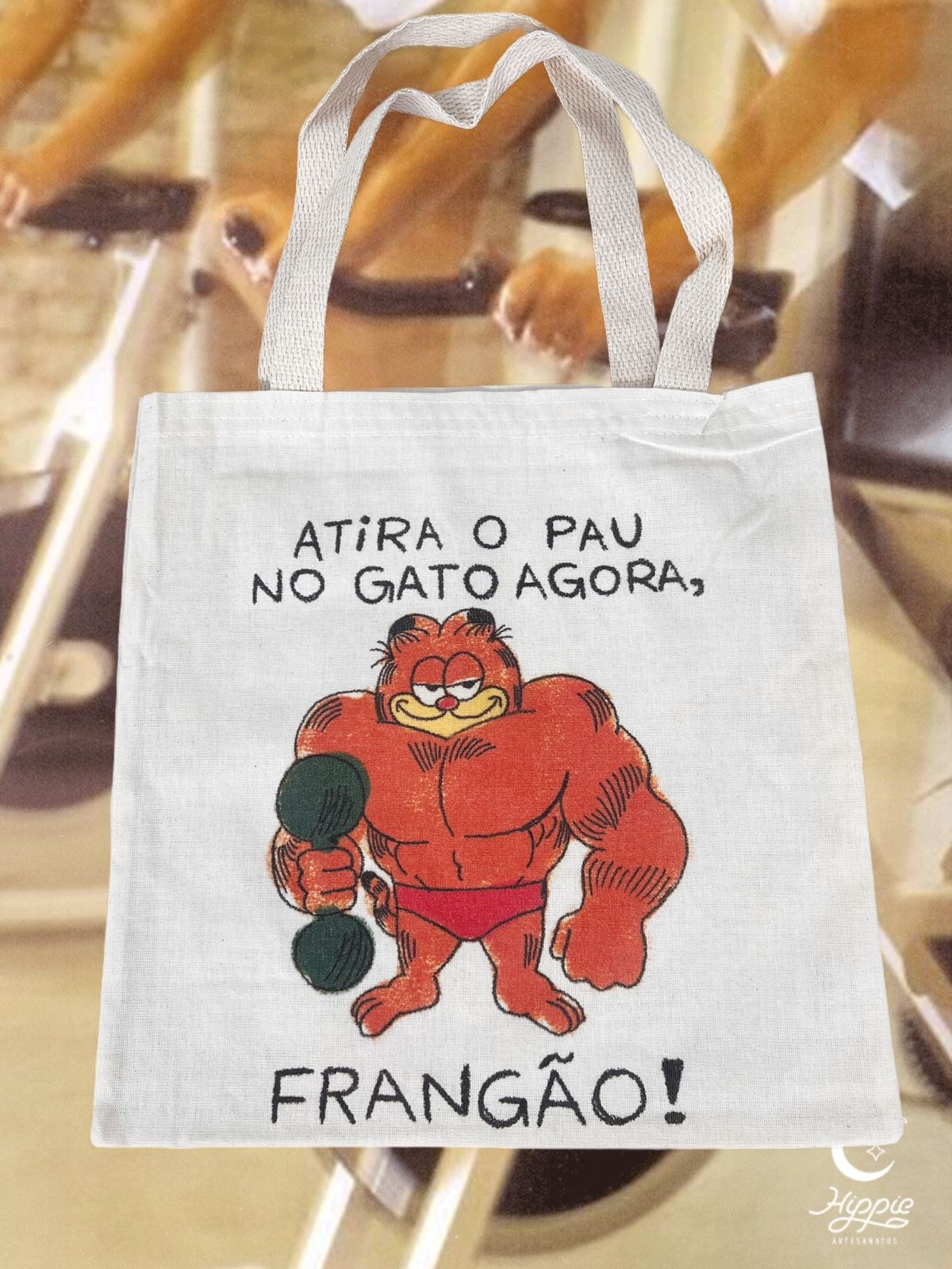 Ecobag Garfield Que Não É Frangão — imagem 1