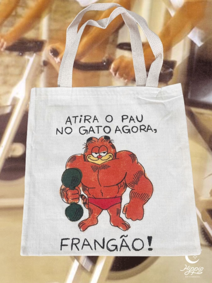 Ecobag Garfield Que Não É Frangão — imagem 1