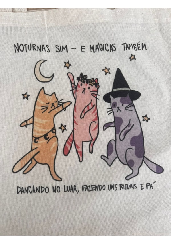Ecobag Gatas Noturnas