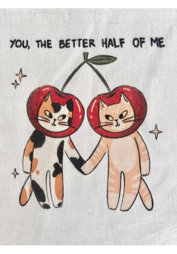 Ecobag Gatinhos Cereja