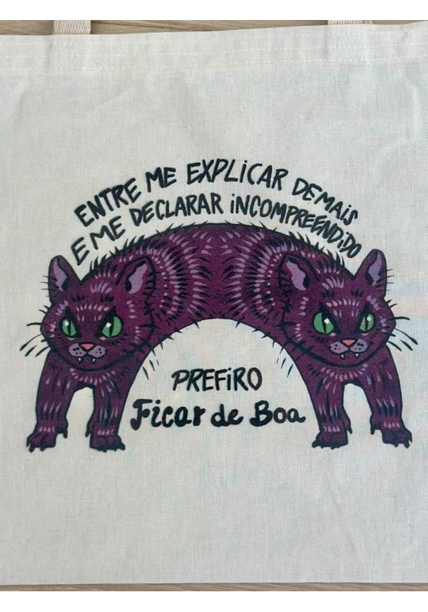 Ecobag Gato de Boa