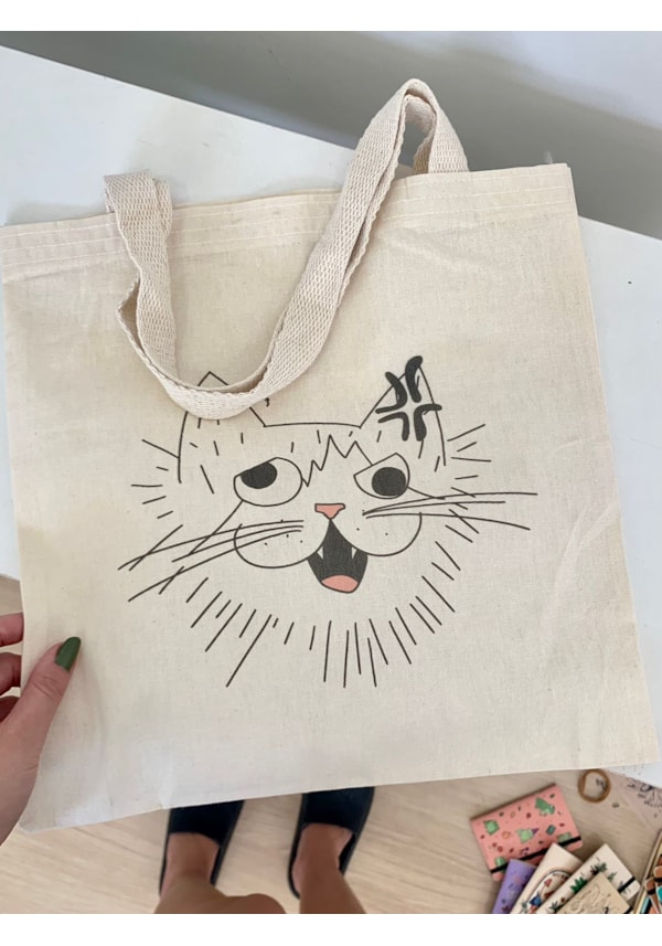Ecobag Gato Doidinho