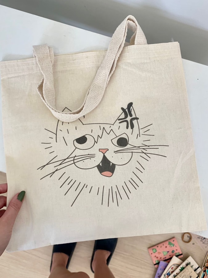 Ecobag Gato Doidinho — imagem 2