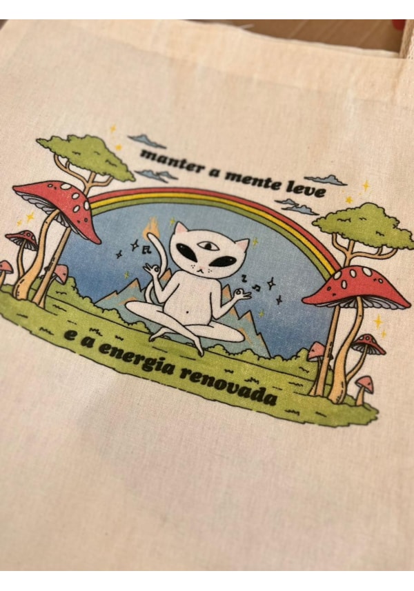 Ecobag Gato Energia