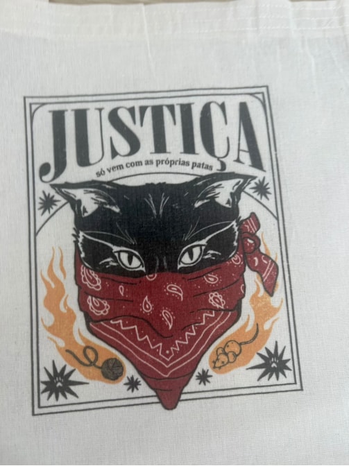 Ecobag Gato Justiceiro