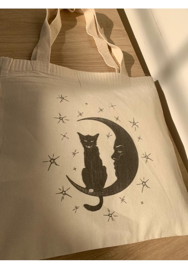 Ecobag Gato Lunar