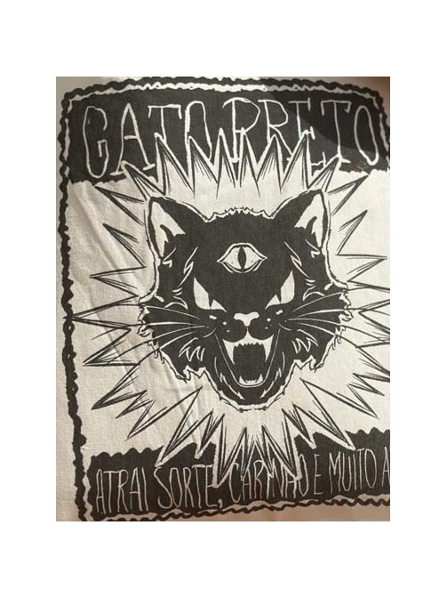 Ecobag Gato Preto Vintage