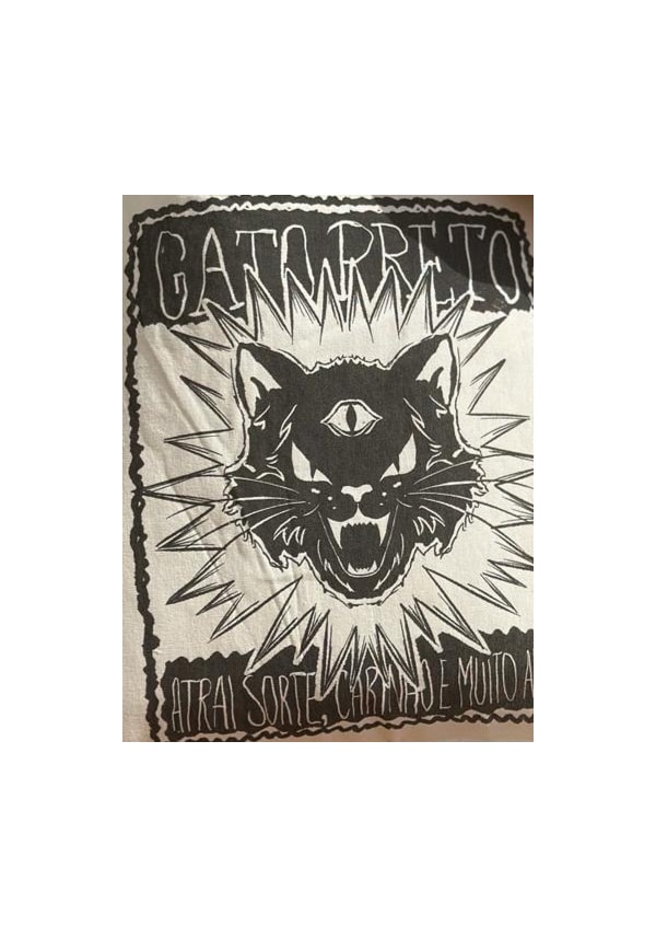 Ecobag Gato Preto Vintage
