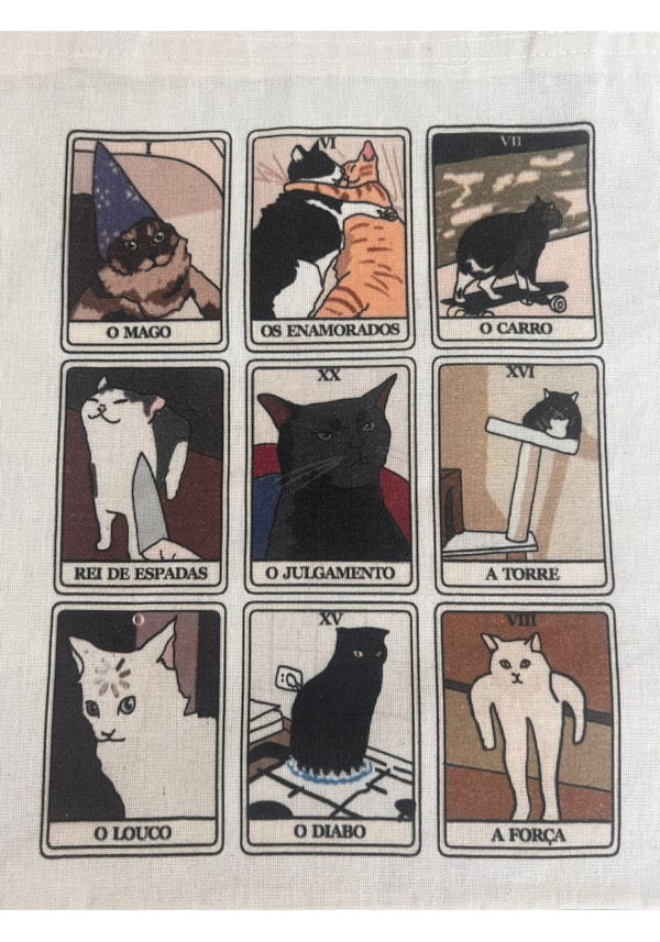 Ecobag Gatos Tarot