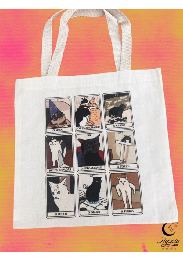 Ecobag Gatos Tarot