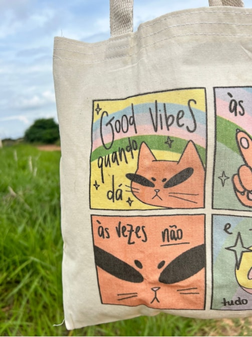 Ecobag Good Vibes Quando Dá