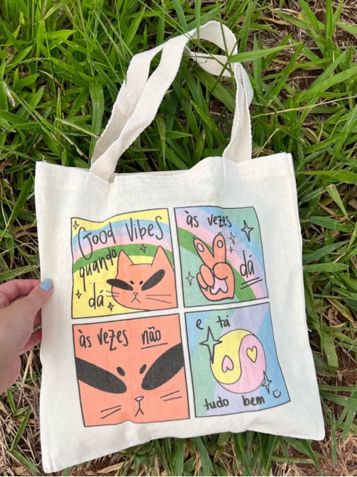 Ecobag Good Vibes Quando Dá