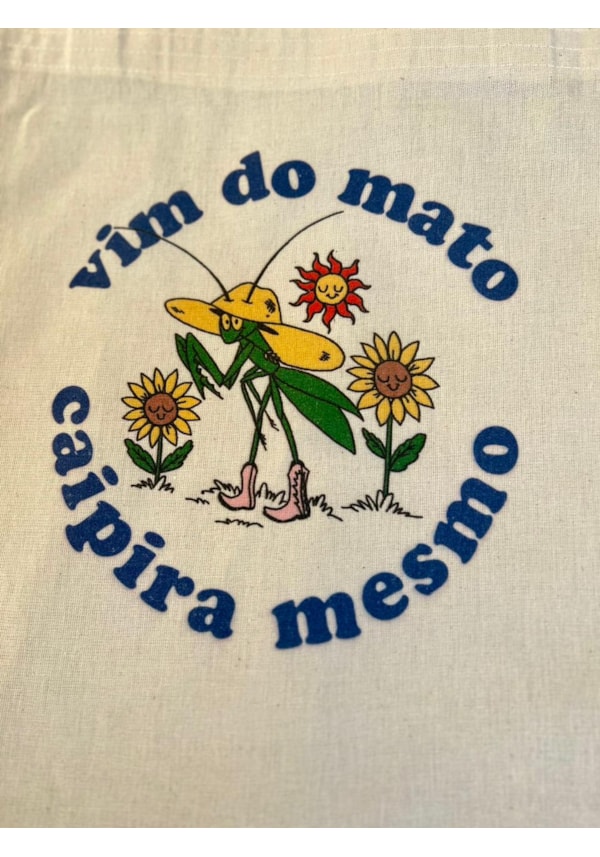 Ecobag Grilo Caipira