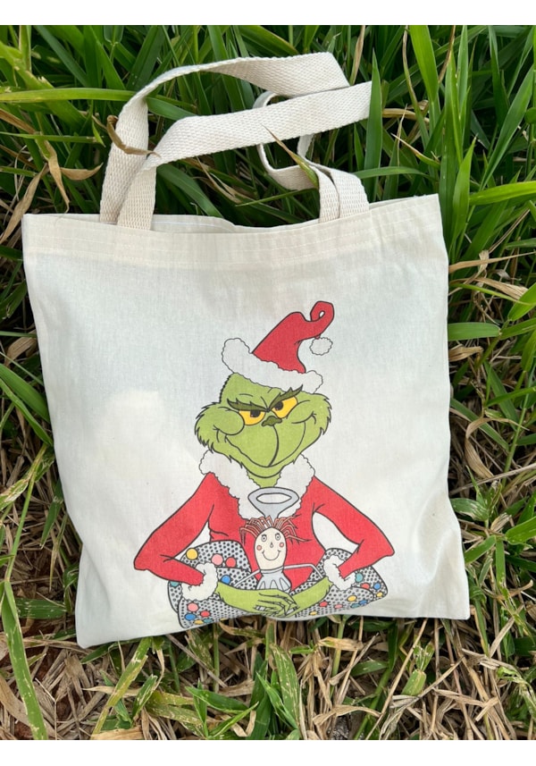 Ecobag Grinch Anjo de Natal