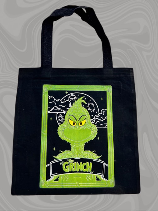 Ecobag Grinch da Sorte - Preta