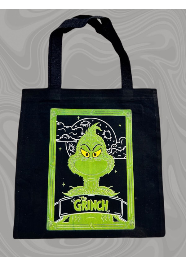 Ecobag Grinch da Sorte - Preta