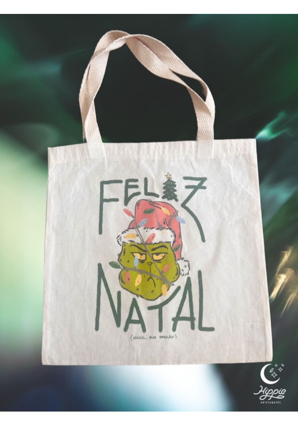 Ecobag Grinch Feliz Natal