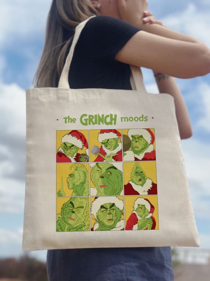 Ecobag Grinch Moods — imagem 1