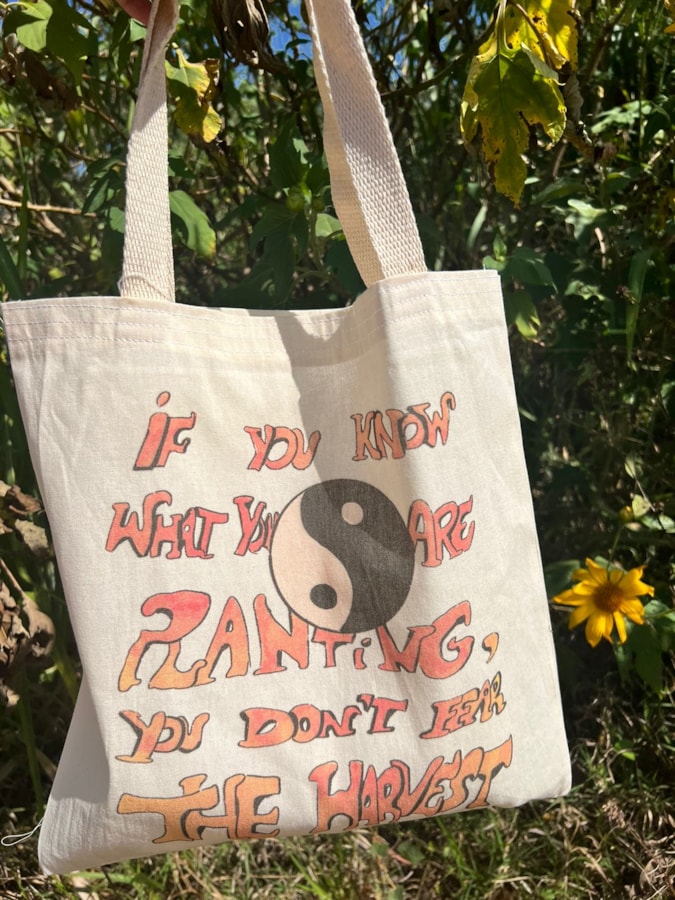 Ecobag Honesty Yin Yang — imagem 1
