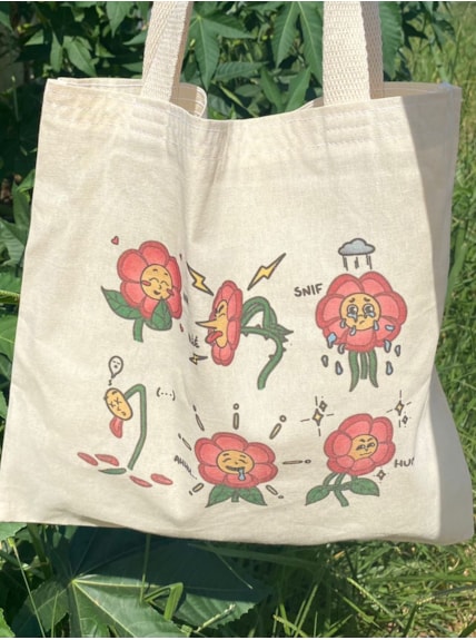 Ecobag Humor de Florzinha