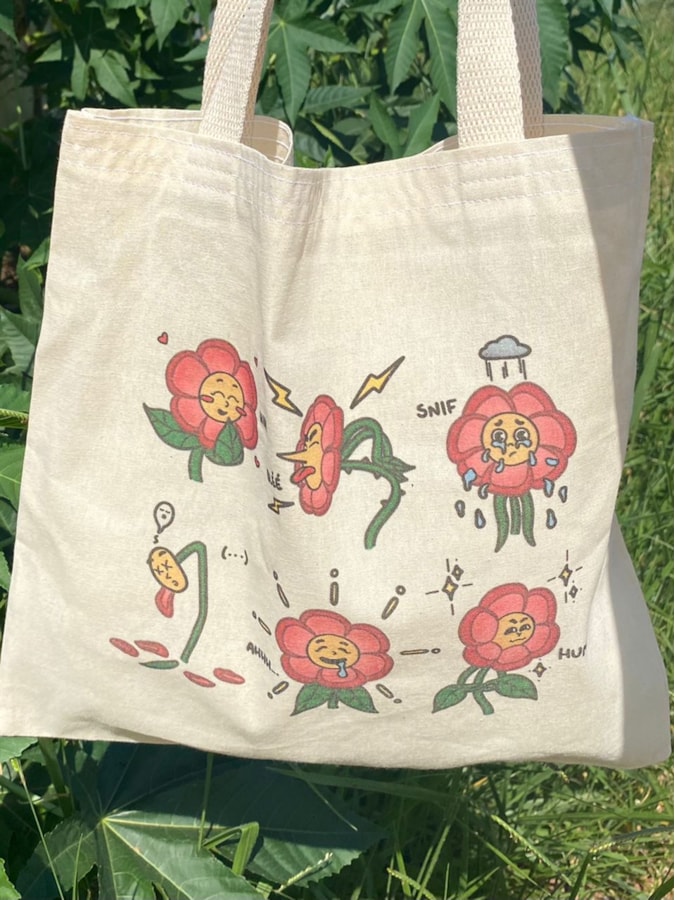 Ecobag Humor de Florzinha — imagem 2