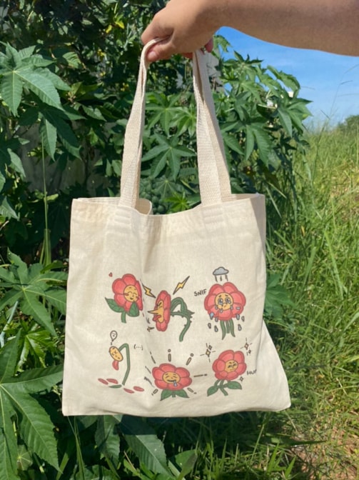 Ecobag Humor de Florzinha