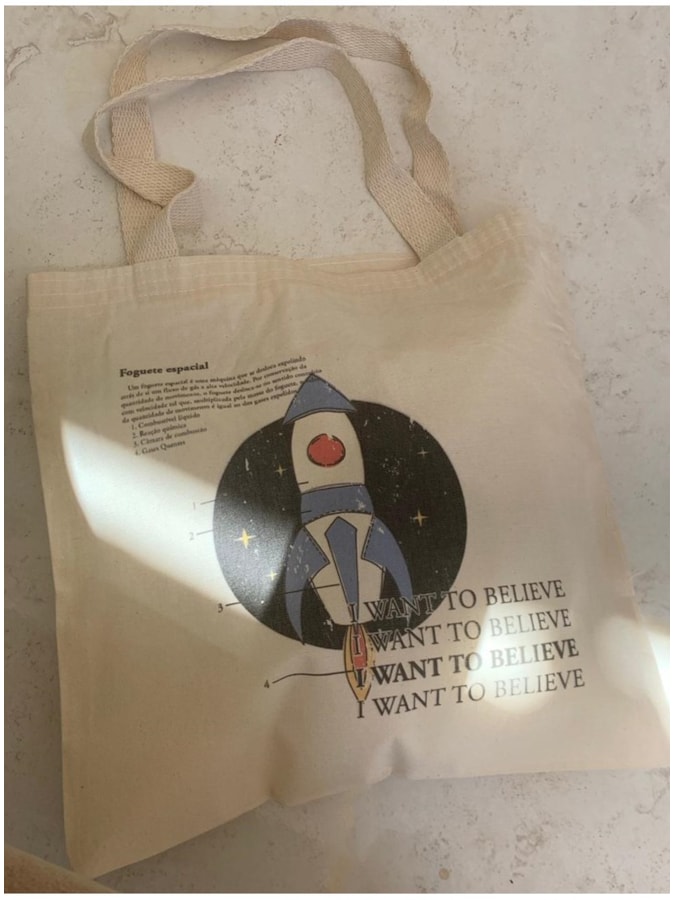 Ecobag I Want to Believe — imagem 2