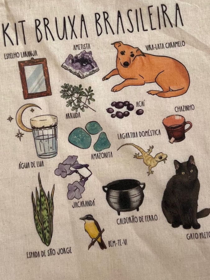 Ecobag Kit Bruxa Brasileira - Releitura — imagem 2