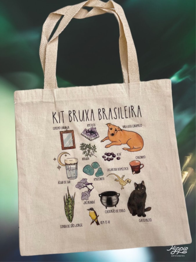 Ecobag Kit Bruxa Brasileira - Releitura — imagem 1