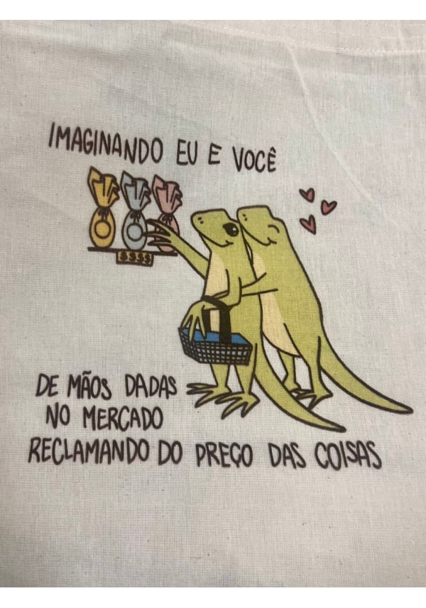 Ecobag Lagartixas Imagine a Gente