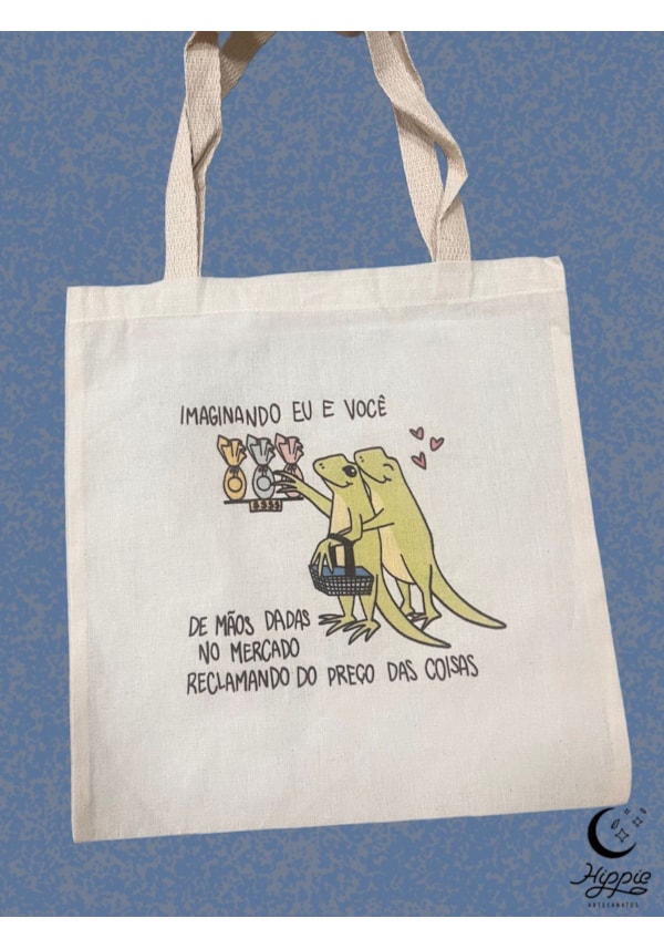 Ecobag Lagartixas Imagine a Gente