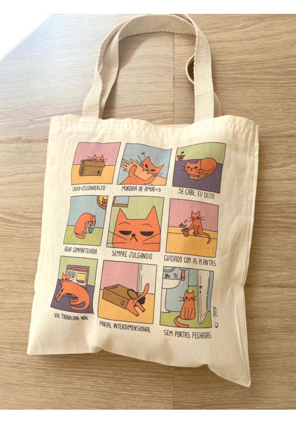 Ecobag Mãe de Gato Sabe Brincar