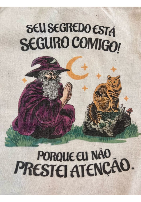 Ecobag Mago Segredo Seguro
