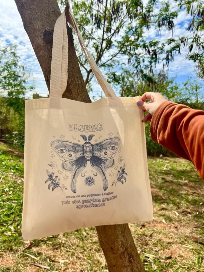 Ecobag Mariposa Observe — imagem 1