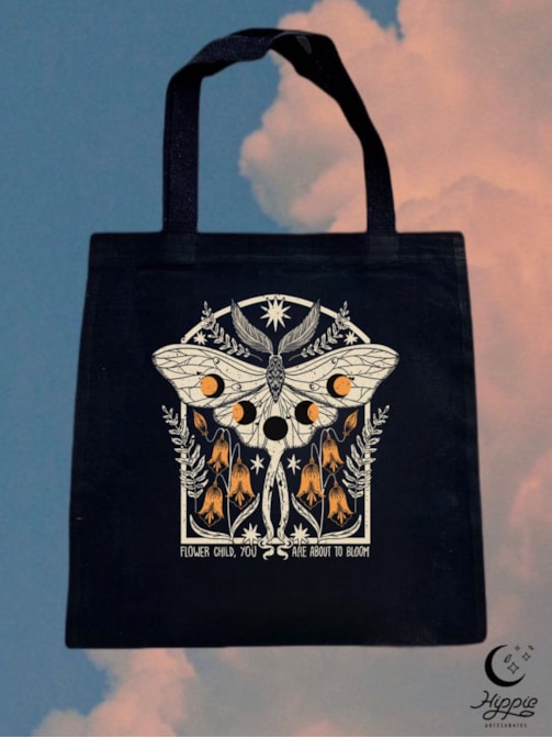 Ecobag Mariposa - Preta