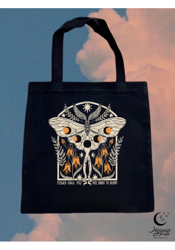 Ecobag Mariposa - Preta
